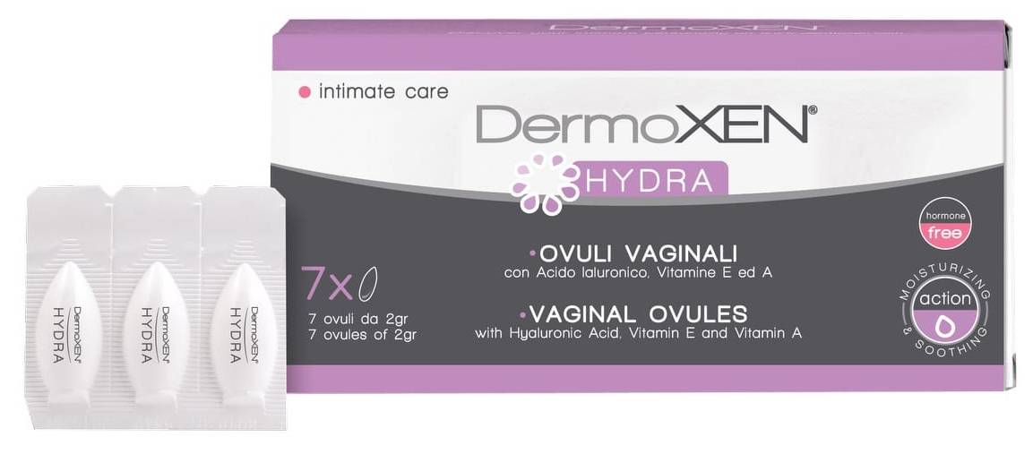 Obrázok DermoXEN HYDRA vaginálne globule 1x7 ks