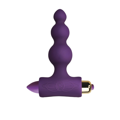 Obrázok Bubble Anal plug with vibrator (purple)