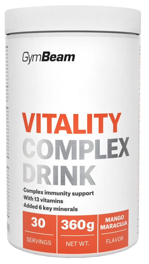 Obrázok GymBeam Vitality Complex Drink 360 g zelené jablko