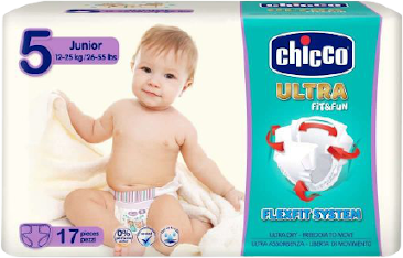 Obrázok CHICCO - Plienky Ultra Junior 17 ks