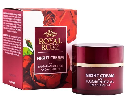 Obrázok Nočný krém s ružovým a argánovým olejom Royal Rose Biofresh 50 ml