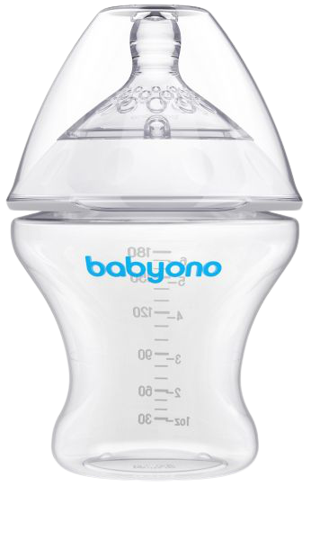 Obrázok BABY ONO Antikoliková fľaša Baby Ono Natural - 180 ml