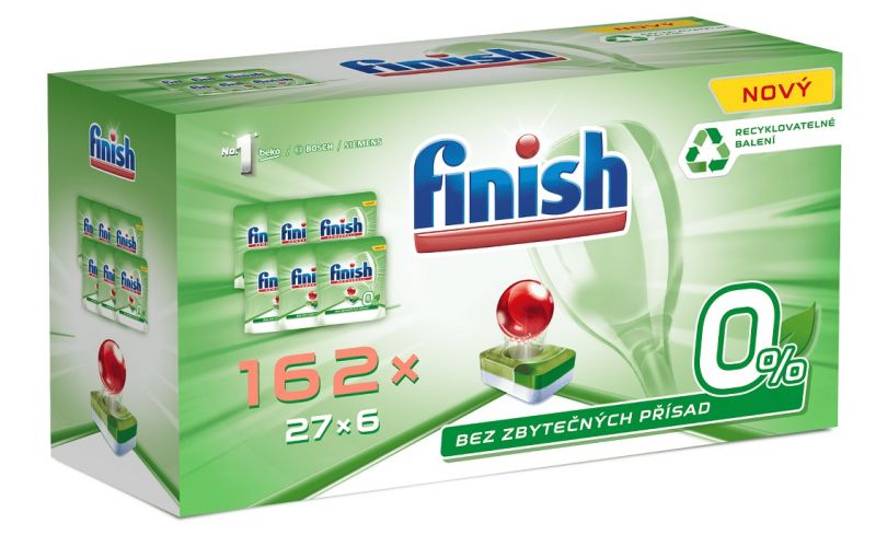 Obrázok FINISH Green 0% 162 ks (4002448132752)