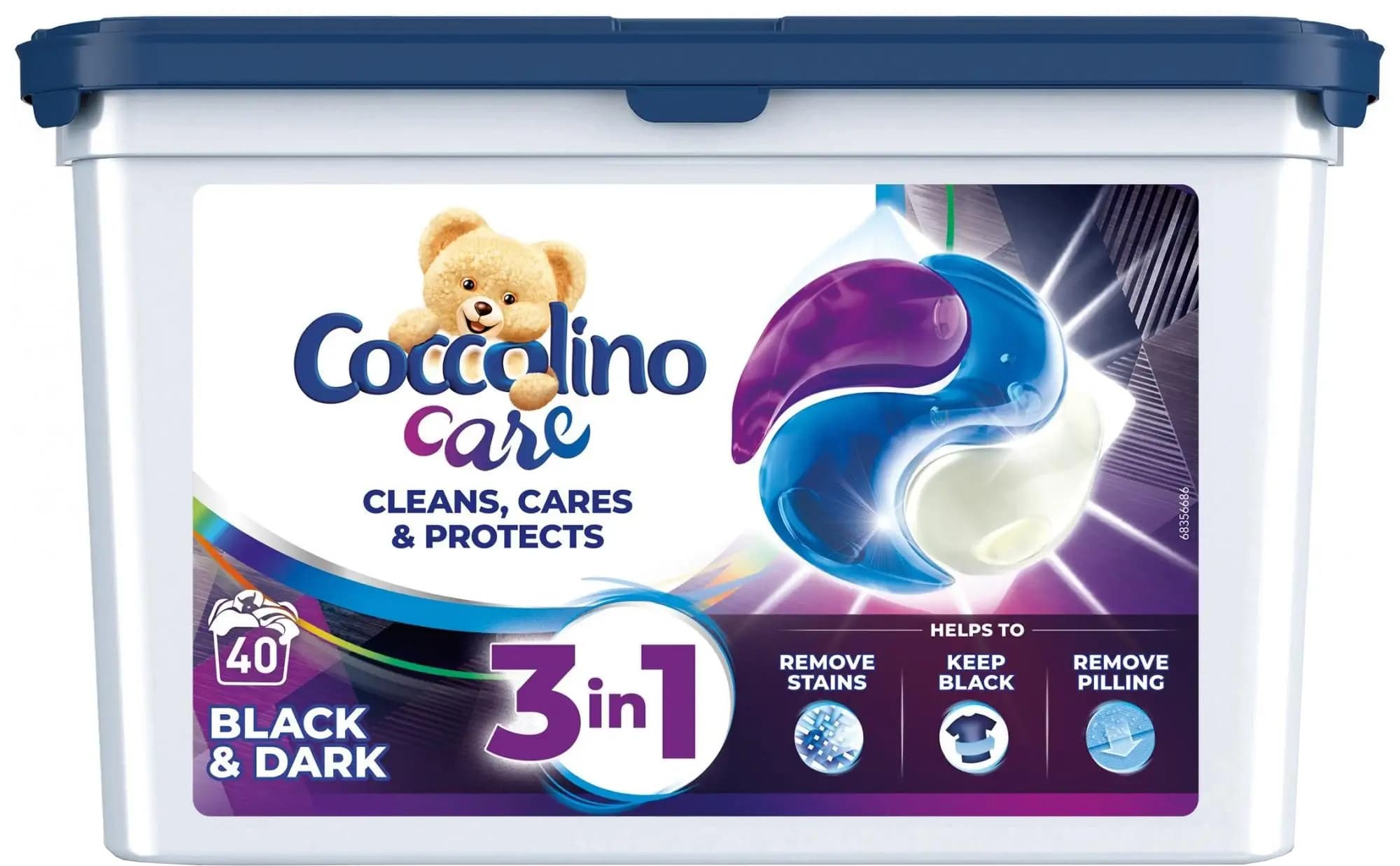 Obrázok COCCOLINO Care Black 40 ks (8720181043161)