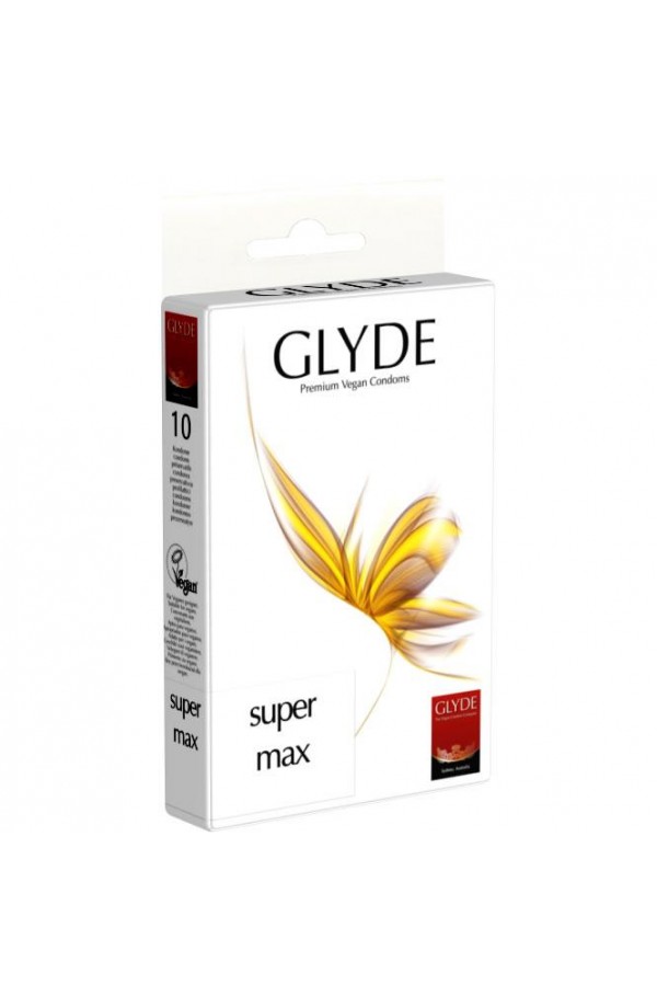 Obrázok GLYDE Premium Vegan Condoms - Supermax (10pcs)