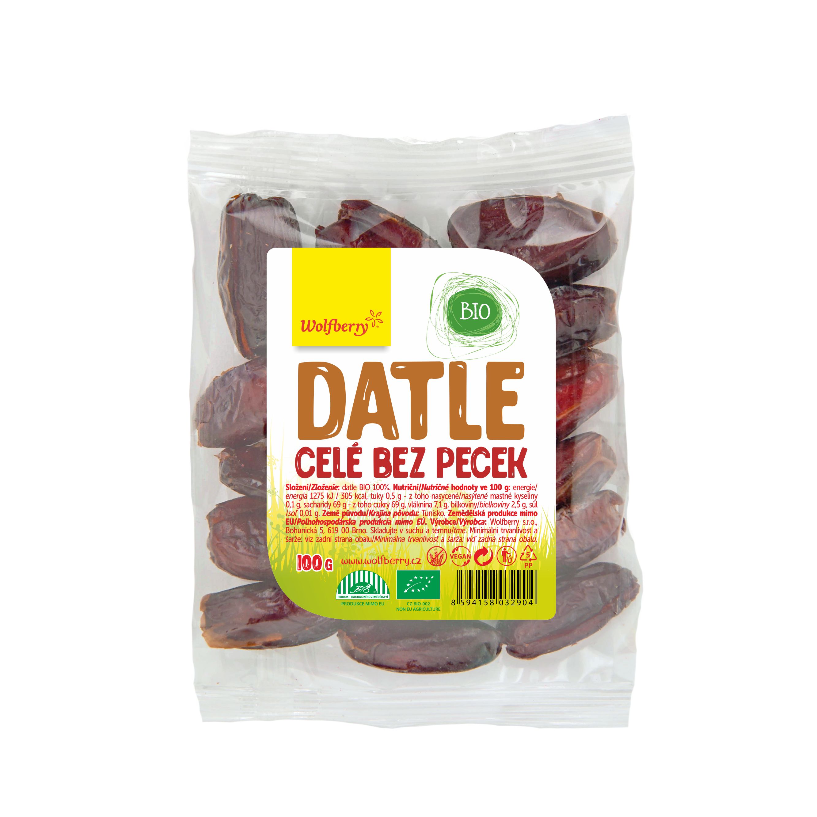 Obrázok Wolfberry Datle bez kôstok BIO 100 g