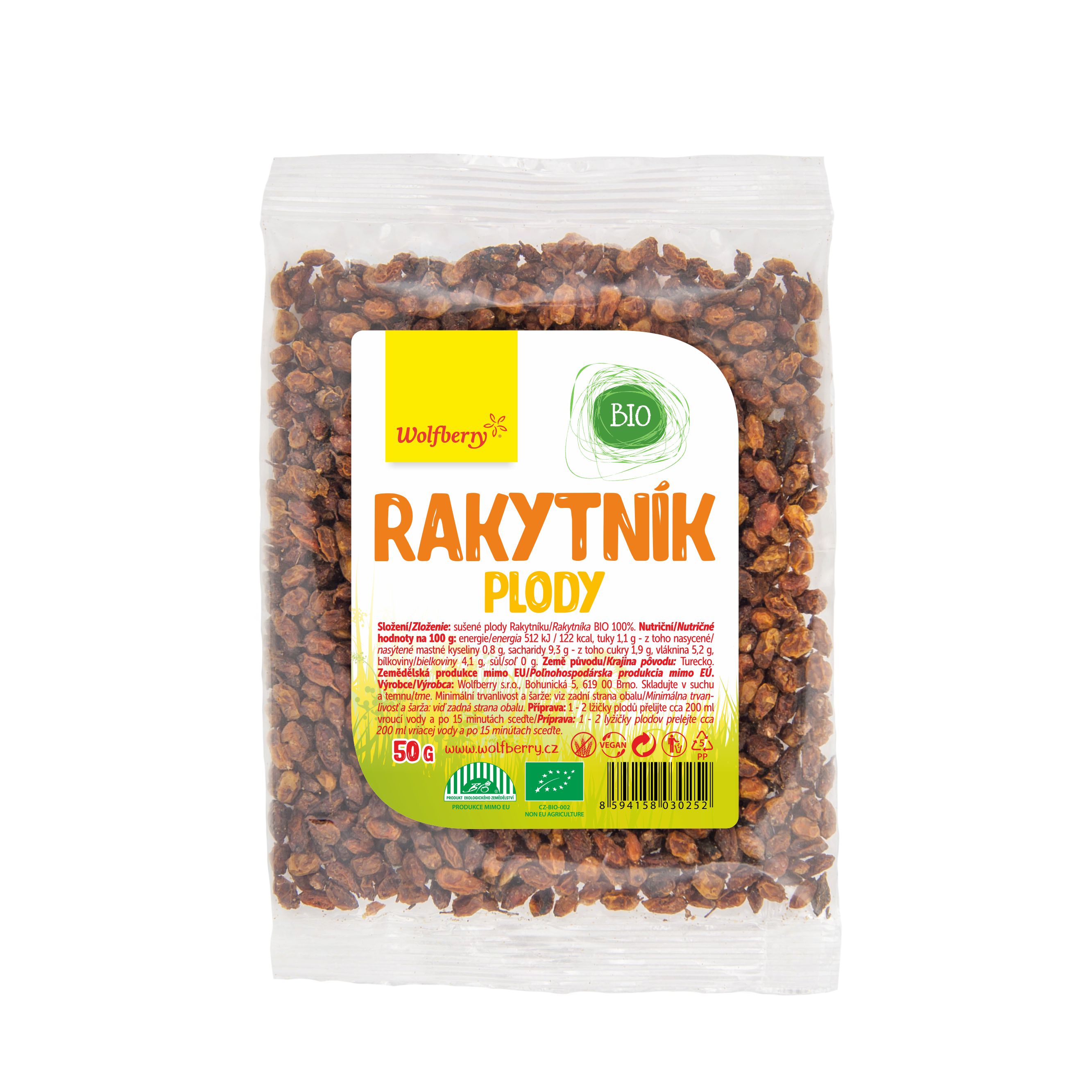 Obrázok Wolfberry Rakytník BIO 50 g