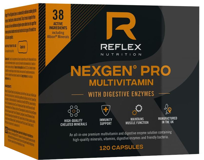 Obrázok Reflex Nexgen PRO + Digestive Enzymes 120 kapslí (5033579035291)