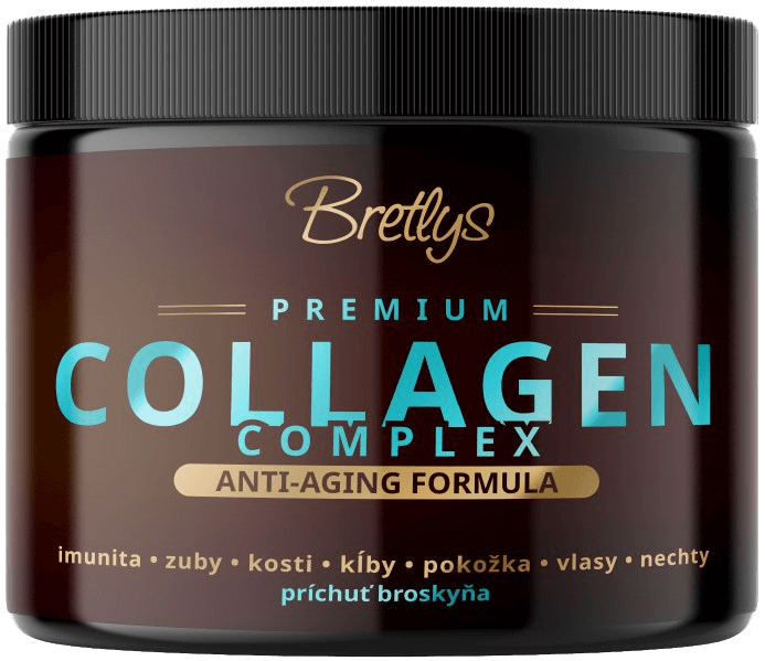 Obrázok BRETLYS PREMIUM COLLAGEN COMPLEX 1×199 g, príchuť broskyne