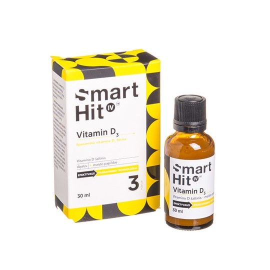 Obrázok SmartHit IV Vitamin D3 roztok 1x30 ml