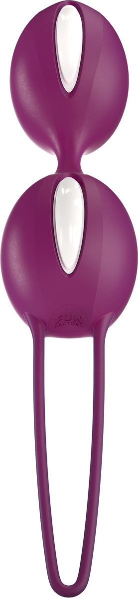 Obrázok Fun Factory Smartballs Duo White – Grape, vaginálne guličky