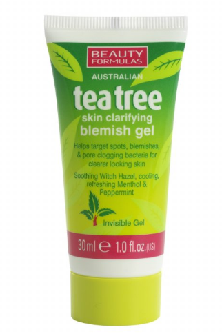 Obrázok BeautyFormulas Tea tree Čistiaci gél na pleť 30ml