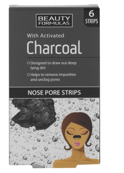 Obrázok Beauty Charcoal Aktivní uhlí pásky na nos 6 kusů