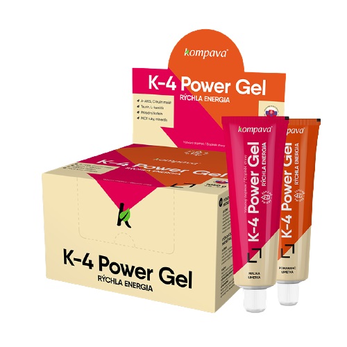 Obrázok Kompava K4 Power gel - malina/limetka 70 g 1x1 ks