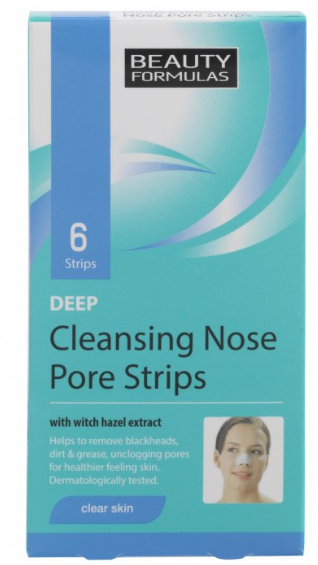 Obrázok Beauty Formulas Deep Clean sing Nose Strips Čistiace pásky na nos 6 ks