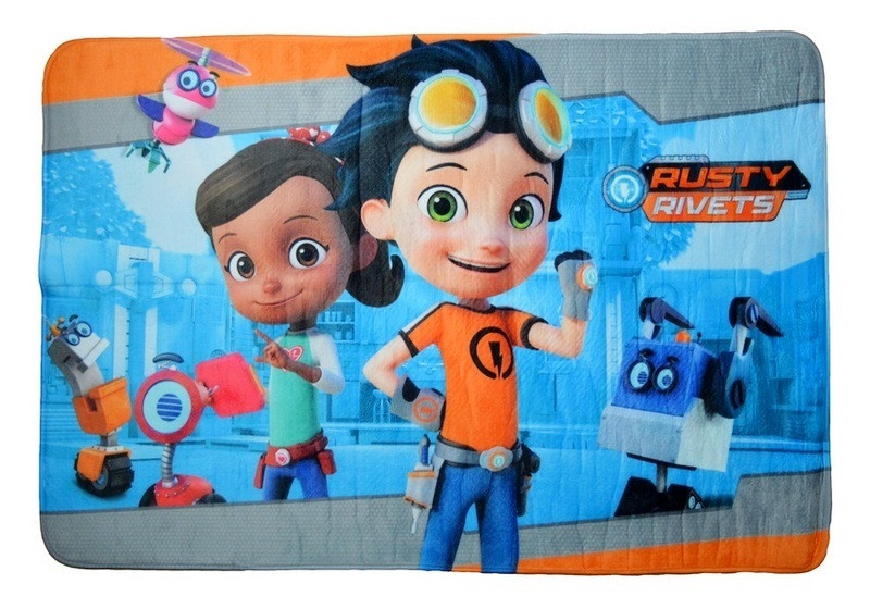 Obrázok Nickelodeon Detský koberec, ultra mäkký, Rusty Rivets 100x150cm