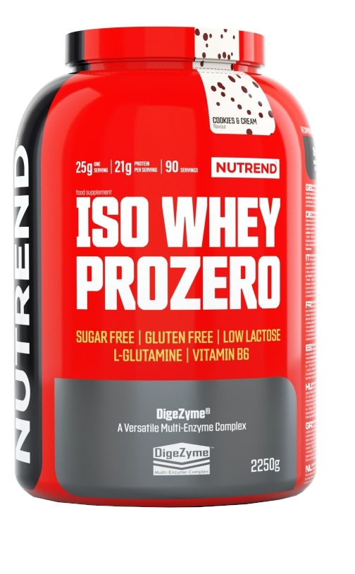 Obrázok Nutrend Iso Whey PROZero 2250 g cookies cream