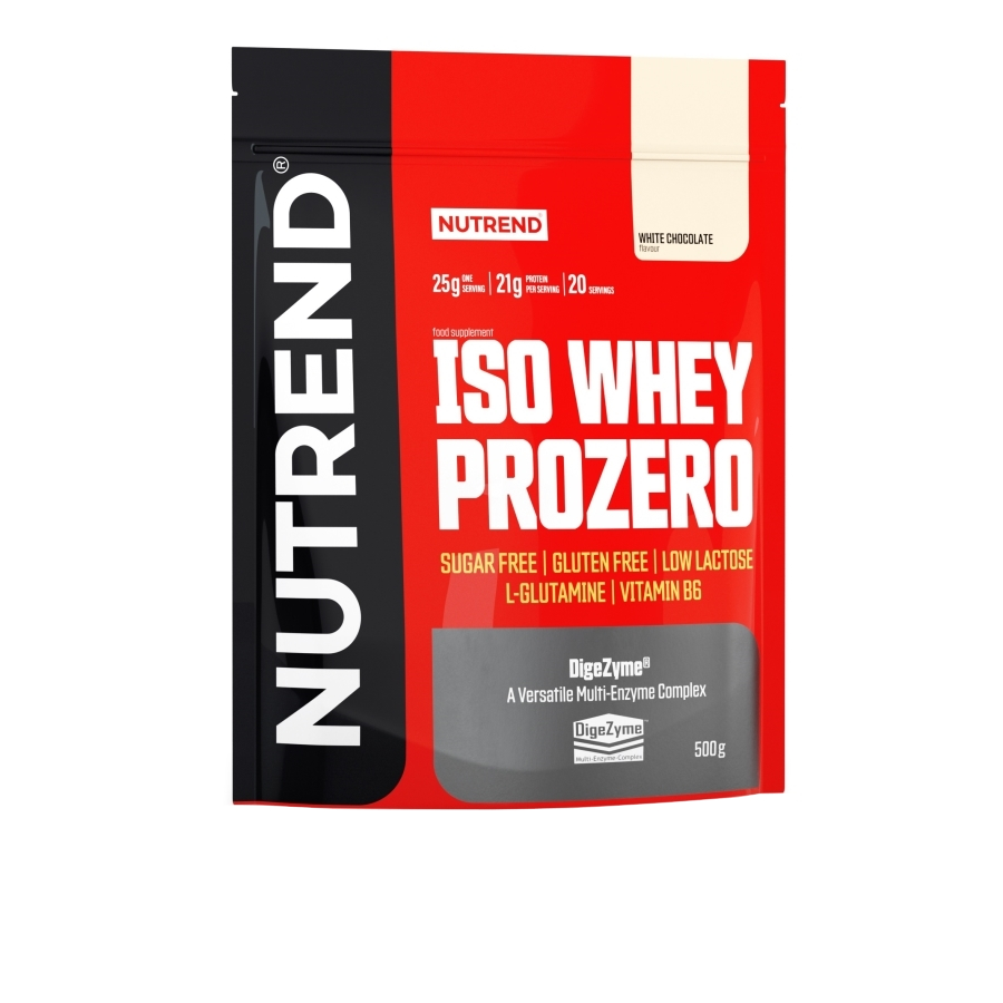 Obrázok Nutrend ISO WHEY Prozero 500 g biela čokoláda