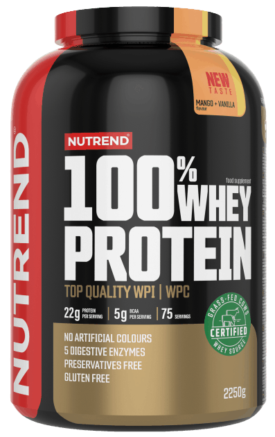 Obrázok Nutrend 100% Whey Protein 2250 g mango vanilka