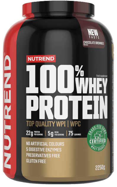 Obrázok Nutrend 100% Whey Protein 2250 g čokoládové brownie