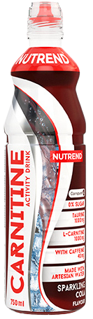 Obrázok Nutrend Carnitine Activity Drink with Caffeine 750 ml, cola, jemne sýtený (8594073170071)