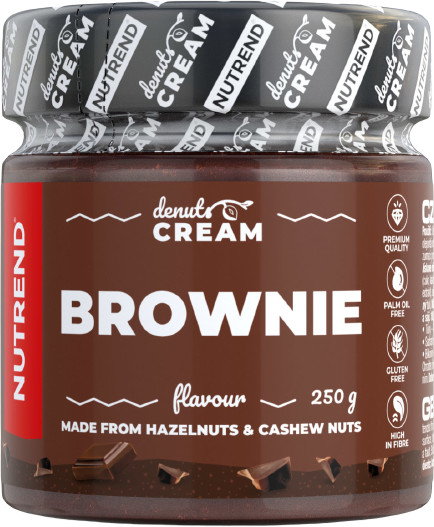 Obrázok Nutrend Denuts Cream 250 g, Brownie (REP-498-250-B)