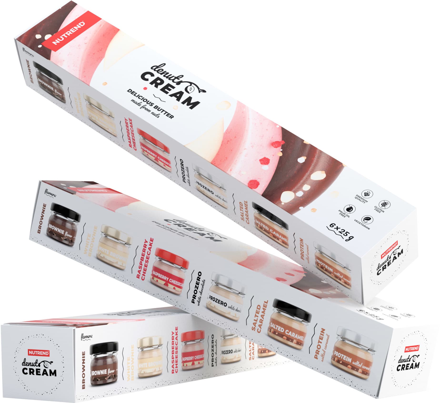 Obrázok Nutrend Denuts Cream dárkové balení 6x25 g