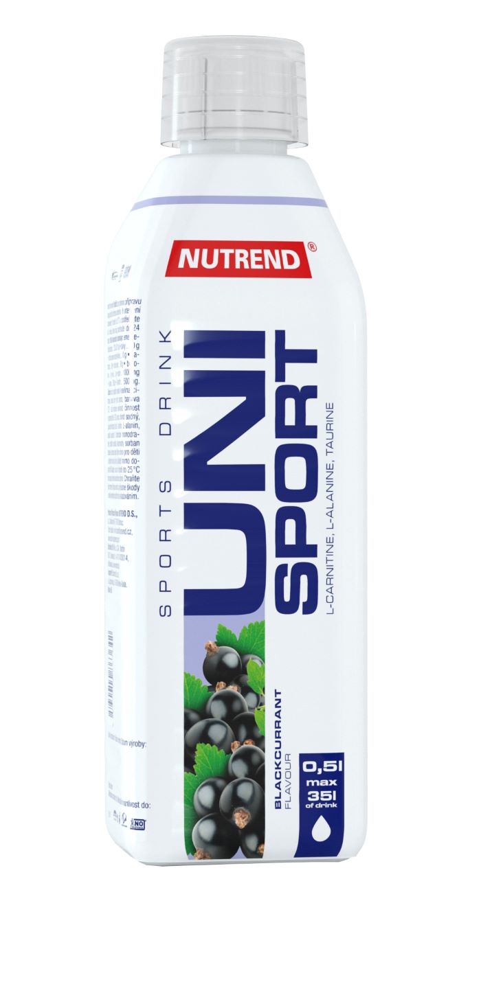 Obrázok Unisport - čierna ríbezľa športový nápoj, 1x500 ml