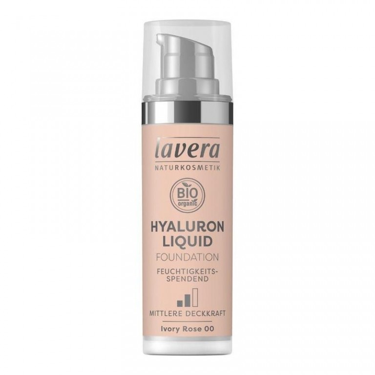 Obrázok LAVERA Hyaluron Liquid Foundation Ivory Rose 00 30 ml (4021457632077)