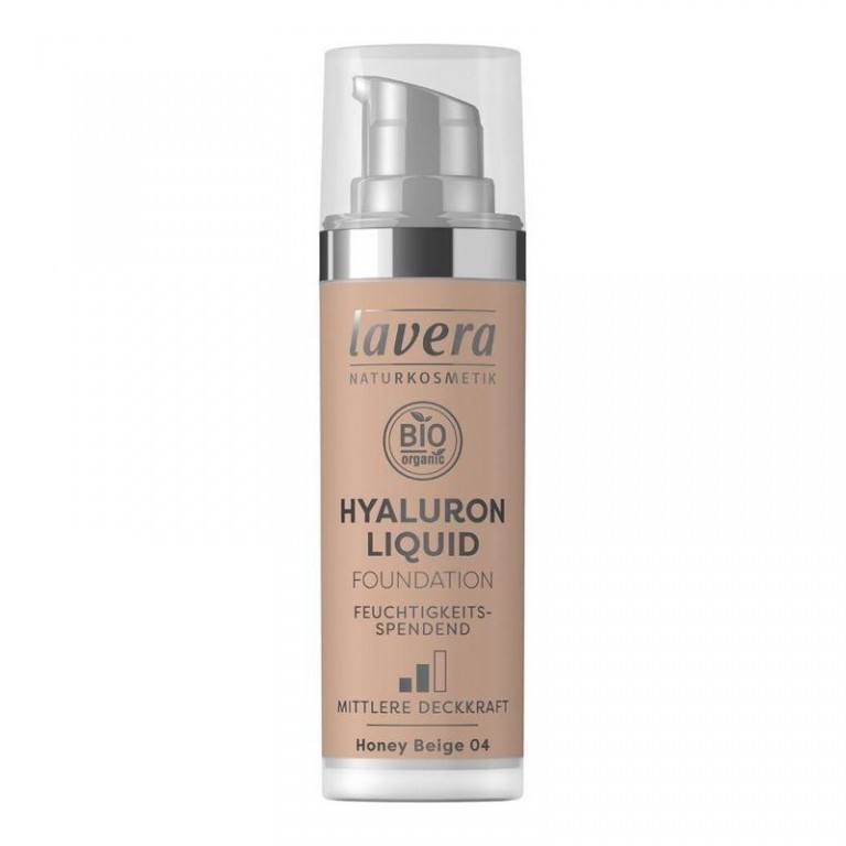 Obrázok LAVERA Hyaluron Liquid Foundation Honey Beige 04 30 ml (4021457632107)