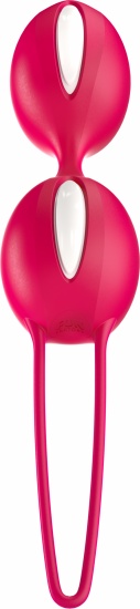 Obrázok Fun Factory Smartballs Duo White – India Red, vaginálne guličky