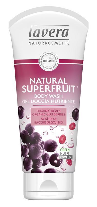 Obrázok LAVERA Body Wash Natural Superfruit 200 ml (4021457629978)