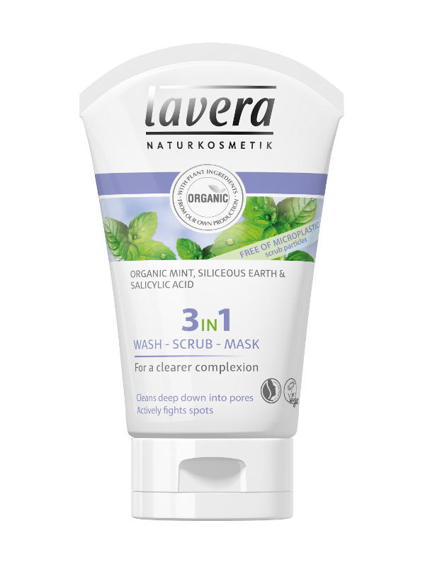 Obrázok LAVERA Očista, peeling a maska ​​3v1 125 ml