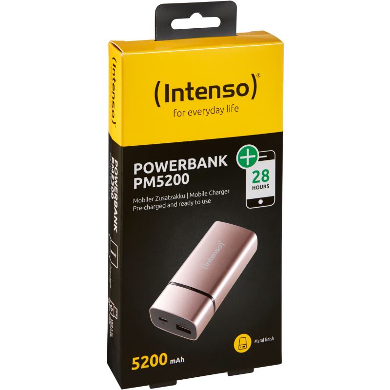 Obrázok Intenso Powerbank PM metal finish 5200 mAh strieborna, 7323521