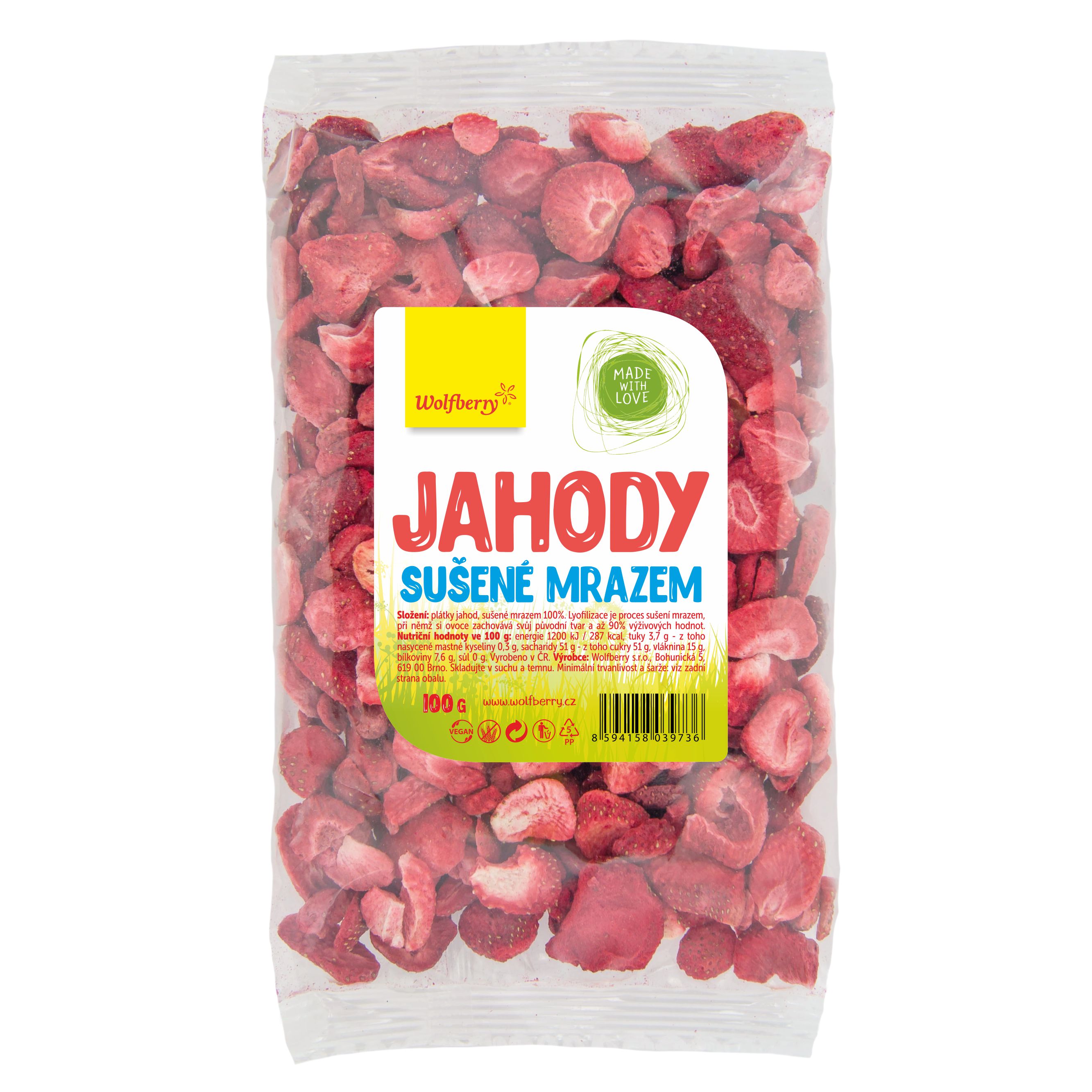 Obrázok Wolfberry Jahody lyofilizované 100 g