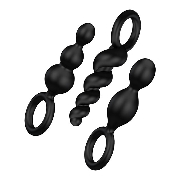 Obrázok Satisfyer Plugs (Set of 3) - black one