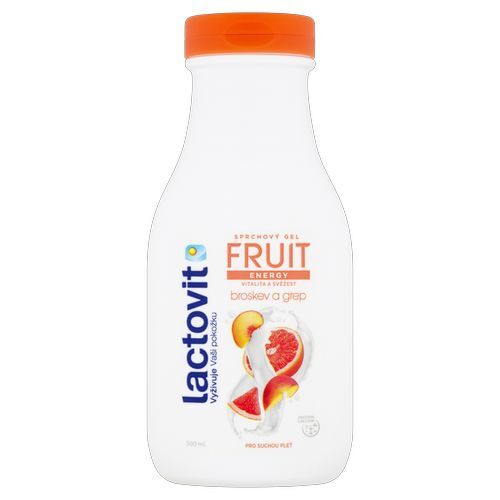 Obrázok LACTOVIT Fruit Broskyňa a grep 500 ml (8411135351929)