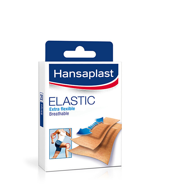 Obrázok Hansaplast ELASTIC Extra flexible náplasť, stripy 20 ks