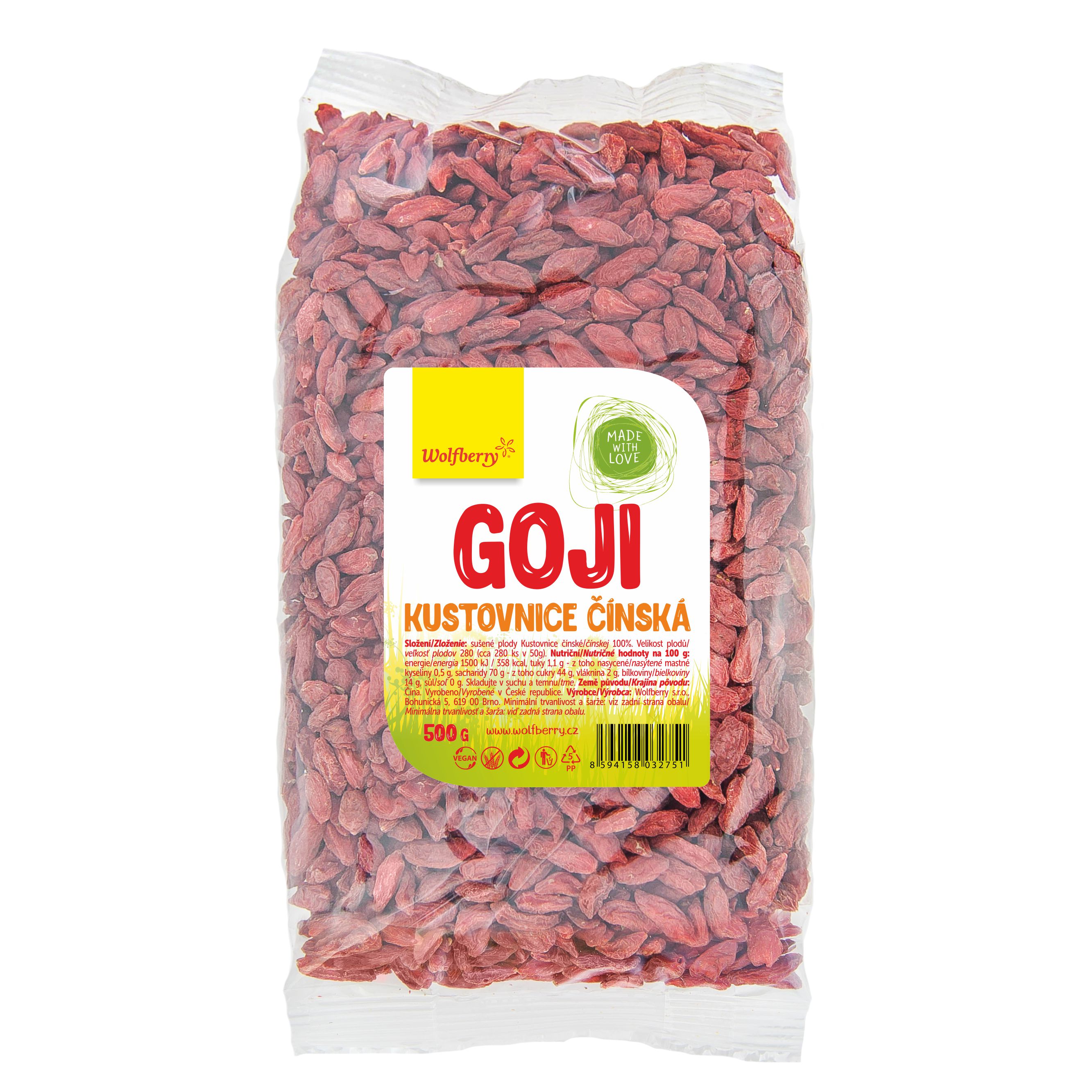 Obrázok WOLFBERRY Goji Kustovnica čínska 500 g