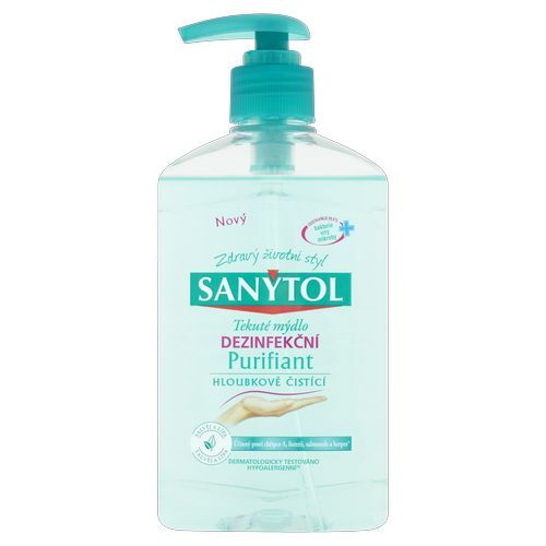 Obrázok SANYTOL mydlo dezinfekčné Purifiant 250ml