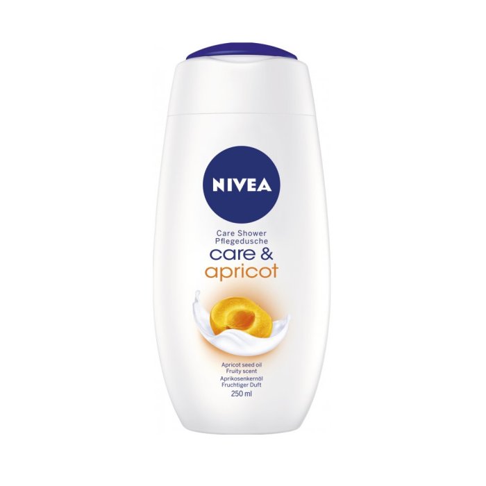 Obrázok Nivea Care & Apricot 250 ml krémový sprchovací gél s marhuľou pre ženy