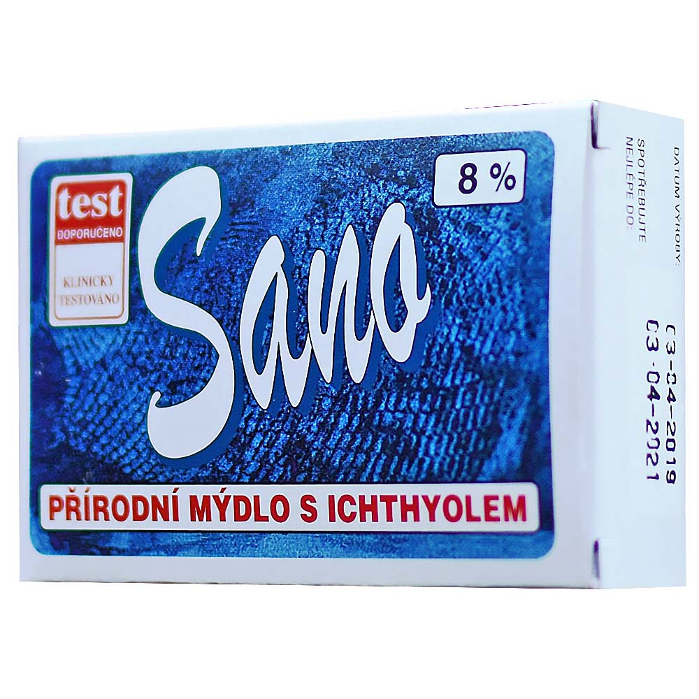 Obrázok Merco Sano mydlo s ichtyolem 8% 100 g