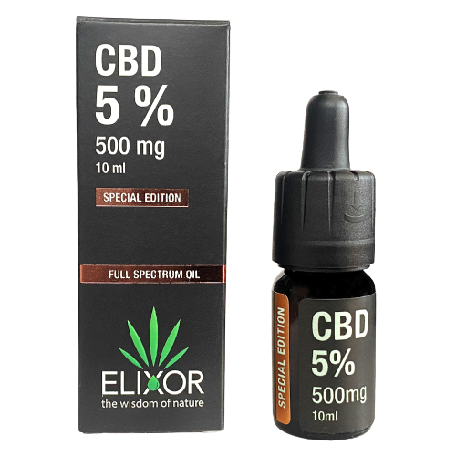 Obrázok Elixor CBD olej 5% 1×10 ml, olej