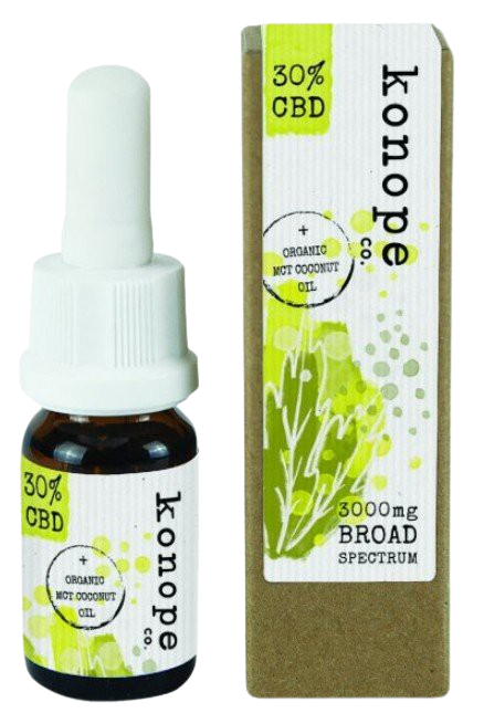 Obrázok CBD 30% v kokosovom oleji 10ml KONOPE