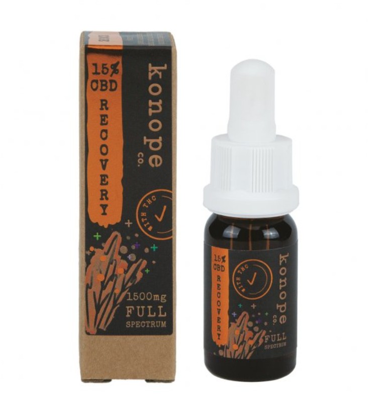 Obrázok CBD 15% RECOVERY MCT olej 10ml KONOPE