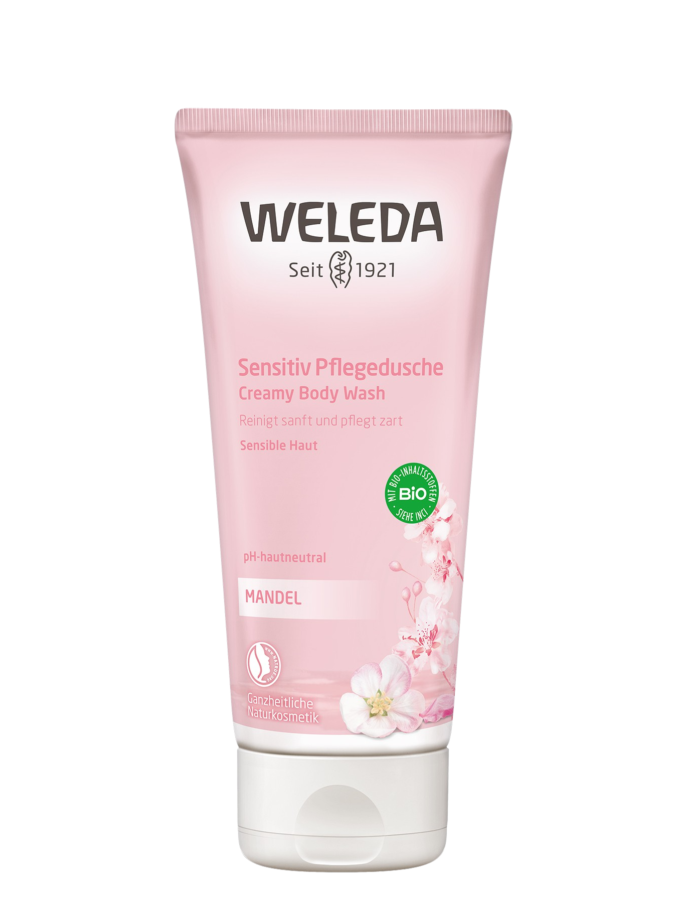 Obrázok Weleda Body Care mandľový sprchový krém na citlivú pokožku pH-Neutral 200 ml