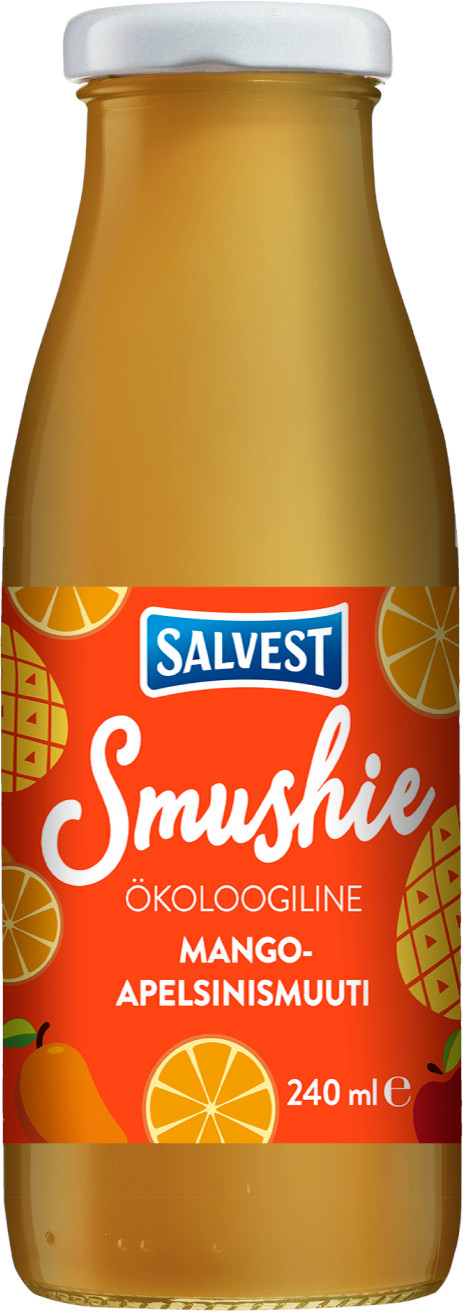 Obrázok SALVEST Smushie BIO Smoothie ovocné s mangom, ananásom a pomarančovou dužinou 240 ml