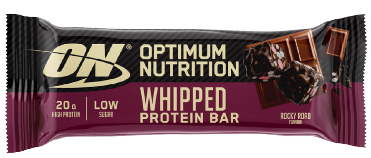 Obrázok Optimum Nutrition Whipped Protein Bar, rocky road 60g