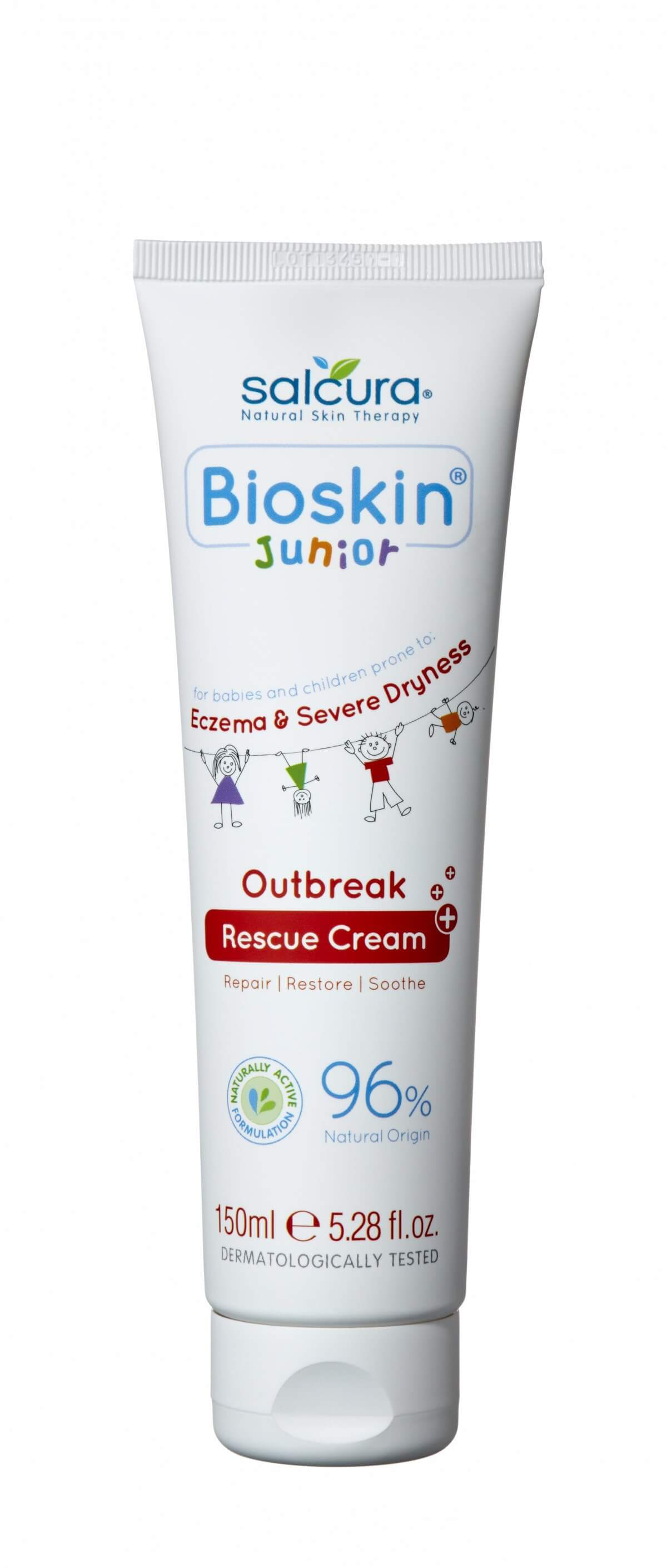 Obrázok Salcura Bioskin Junior Outbreak Rescue Cream krém na celé telo pre akútnu starostlivosť, 150 ml