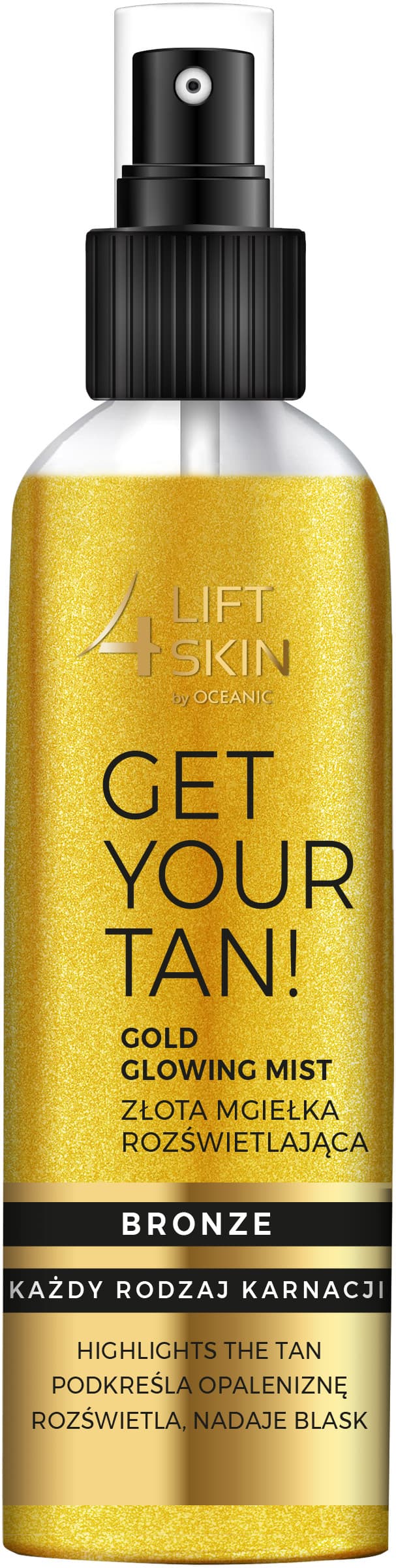 Obrázok LIFT4SKIN Gold sprej na zvýraznenie opálenia pokožky 150 ml